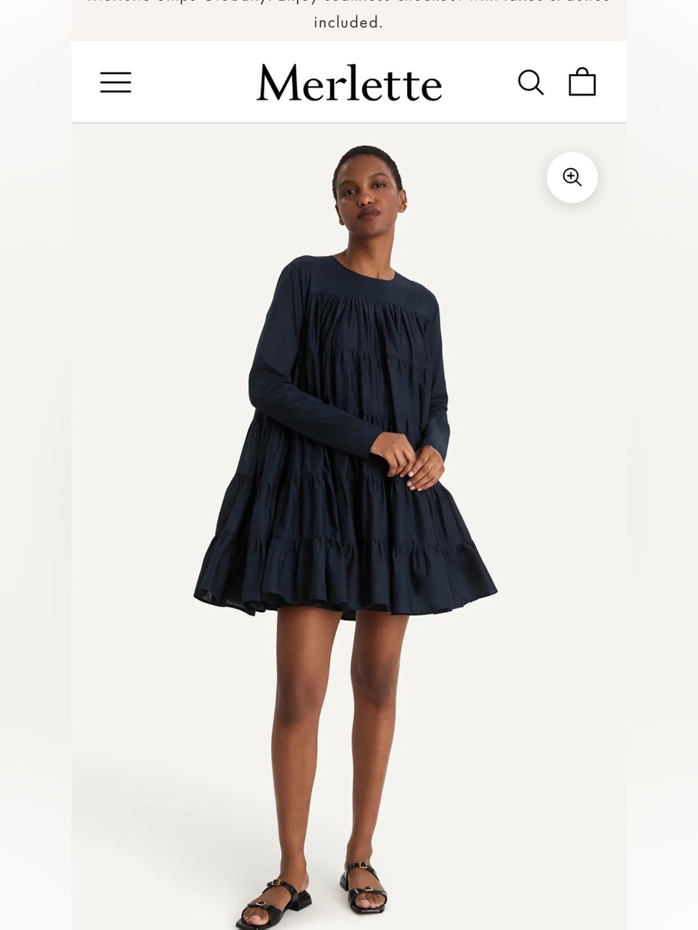 Merlette Black Dress with Pockets - SOLIMAN DRESS